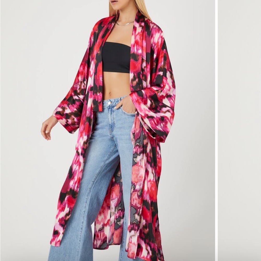 New Satin Kimono